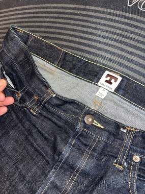 Tellason Selvedge Denim Straight Leg Jeans Size 34x28